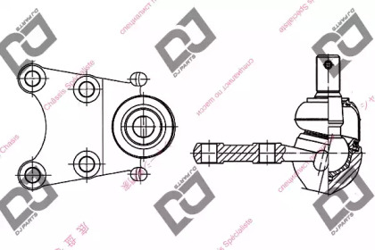 Шарнир DJ PARTS DB1060